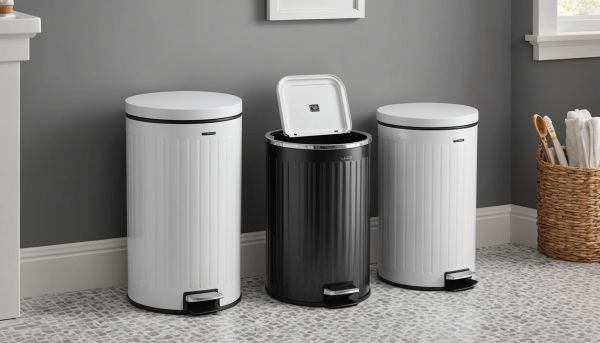 Des poubelles de salle de bain qui allient style et durabilité